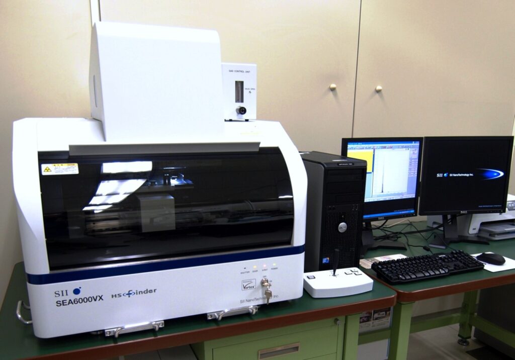 微小部蛍光X線分析装置（XRF）SIIナノテクノロジー