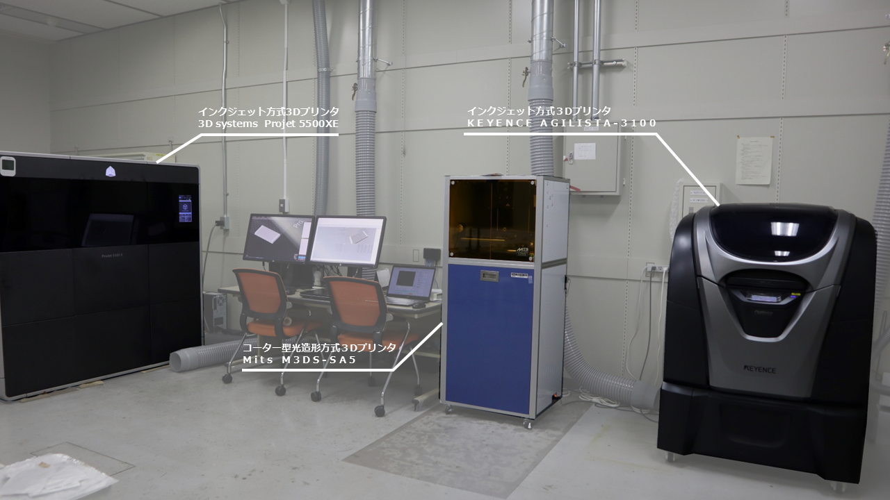 ３Dプリンター(樹脂材料)による技術開発、製品開発、研究開発のための造形（試作）支援