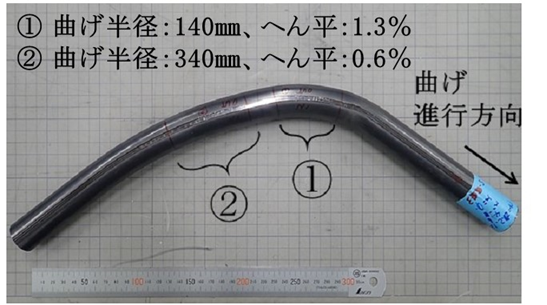 図6　試作曲げ管