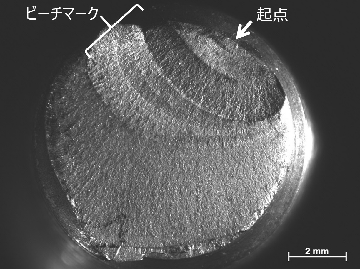 破断した六角穴付きボルト